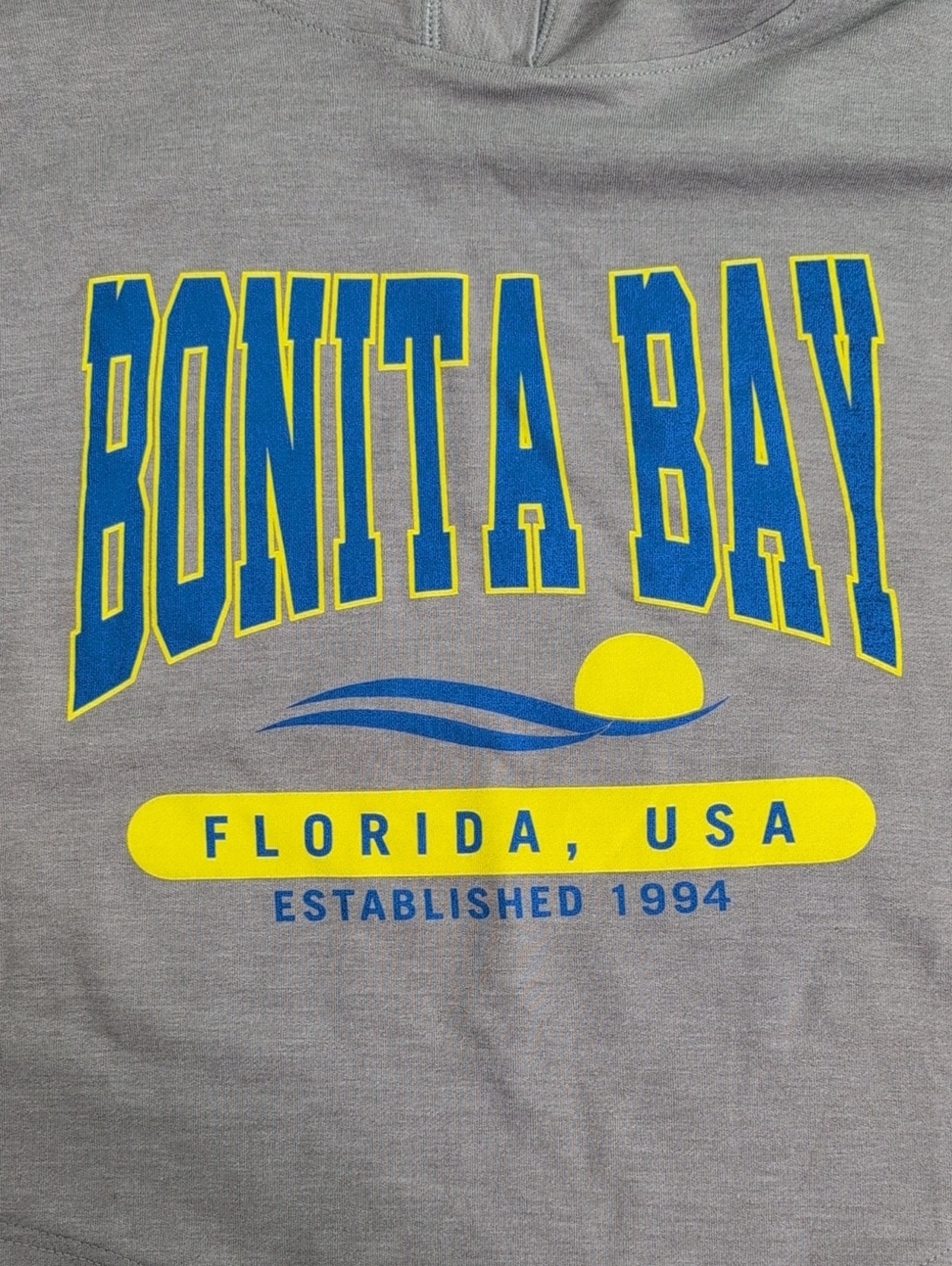 91 League Bonita Bay Florida Hoodie Long Sleeve T-shirt, Golf, NWT Men's Large